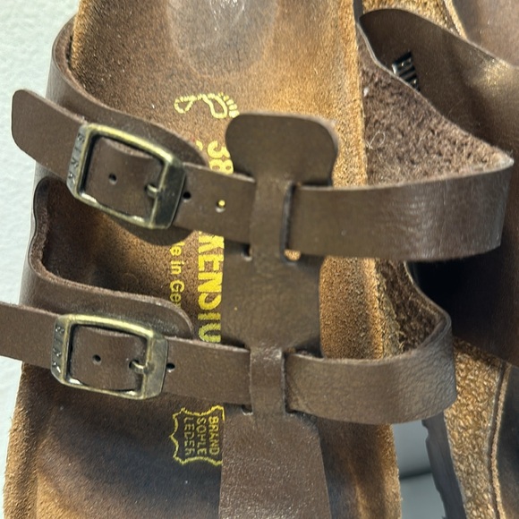 Birkenstock Sparta bronze metallic leather 38 regular sandals - Picture 2 of 11